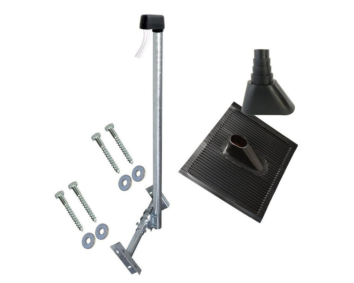 SkyRevolt SkyRevolt SAT Dachsparrenhalter 120cm Mast 48mm ALU Dachmontage Set SAT-Halterung SkyRevolt SkyRevolt SAT Dachsparrenhalter 120cm Mast 48mm ALU Dachmontage Set SAT-Halterung von SkyRevolt