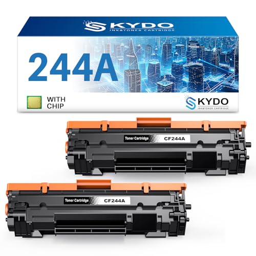 44A CF244A Toner Schwarz Kompatibel für HP 44A CF244A Toner für HP Laserjet pro M15w Toner für HP Laserjet MPF M28w Toner M15a MFP M28a (Schwarz, 2er-Pack) von Skydo