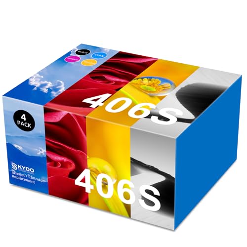 Skydo P406C Toner Kompatibel für Samsung CLT-406S CLT-K406S für Samsung Xpress SL C410W C460FW C460W C463W CLP-360 360N CLP-365 365W CLX-3300 CLX-3305 CLX-3305W (4er-Pack) von Skydo