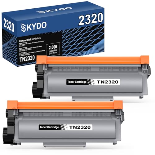 TN2320 Toner Kompatibel für Brother TN-2320 TN2320 TN-2310 Toner für Brother MFC-L2700DW MFC-L2700DN MFC-L2720DW HL-L2340DW HL-L2300D DCP-L2520DW DCP-L2540DN MFC-L2740DW HL-L2360DN (2 Schwarz) von Skydo