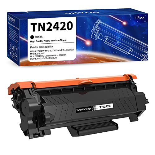 TN2420 TN-2420 TN2410 TN-2410 Kompatible für Toner Brother MFC L2710DW MFC-L2710DW HL-L2350DW MFC-L2710DN HL-L2310D DCP-L2530DW MFC-L2750DW DCP-L2510D (Schwarz) von Skydo