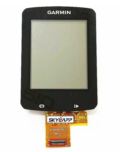 Skylarpu 2,2 Zoll DF1722YP FPC-1 REV: 3 LCD Display für Garmin Edge 510 / Edge 510J Fahrrad Stoppuhr GPS (ohne Frontrahmen) Kapazitiver Touchscreen Digitizer Panel Glas von Skylarpu