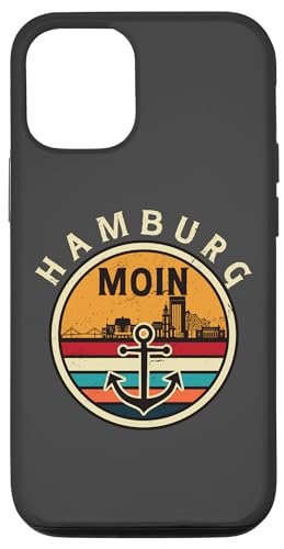 Hülle für iPhone 14 LOVE Hamburg Stadt Urlaub-Reisen Skyline-Deutschland-Hamburg von Skyline-City-Vacation-Travel Accessory Gift Shirt