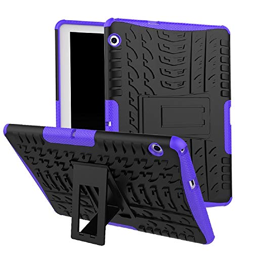 Skytar Hybrid Dura Layer Hard PC Schutzhülle TPU Silikon Case für Huawei MediaPad T3 Lila von Skytar