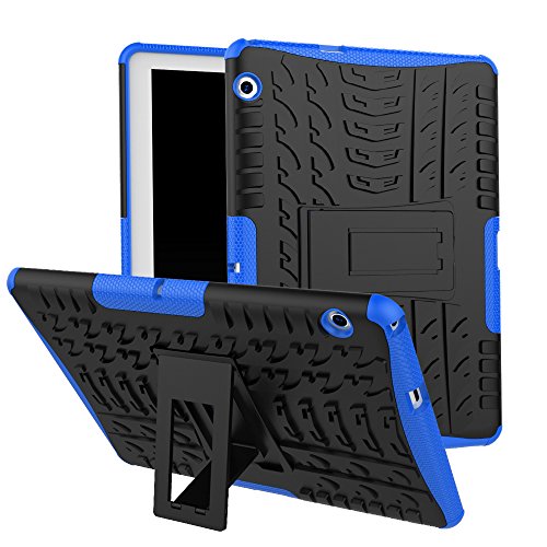 Skytar Hybrid Dura Layer Hard PC Schutzhülle TPU Silikon Case für Huawei MediaPad T3 Navy Blue von Skytar