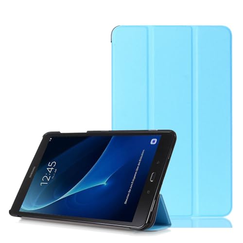 Skytar Lederschutz-Flip-Cover mit Ständerfunktion für Samsung Galaxy Tab A6 7,0 Zoll 2016 T280 N / T285 N. Galaxy Tab A 10.1 (2016) Hellblau. von Skytar