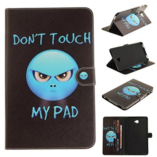 Skytar Samsung Tab A T580N Hülle,Galaxy Tab A 10.1'' Cover - PU Leder Schutzhülle mit Stand Tasche Hülle für Samsung Galaxy Tab A 10.1 Zoll (2016) SM-T580N / SM-T585N Tablet Flip Case Cover,Zorn von Skytar