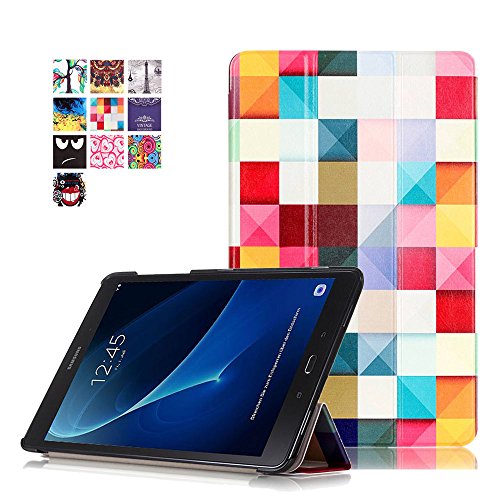 Skytar Cubo Schutzhülle aus PU-Leder für Samsung Galaxy Tab A6 7,0 Zoll Tab A 10,1 (2016), bunt von Skytar