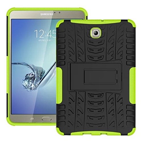 'skytar Abdeckung für Samsung Tab S2 8.0, Galaxy Tab S2 8 Handy – Hybrid Armor Cover aus TPU Silikon & Hart PC Case Schutz Tasche für Samsung Galaxy Tab S2 8.0 Zoll (WiFi SMT710 T713LTE von Skytar