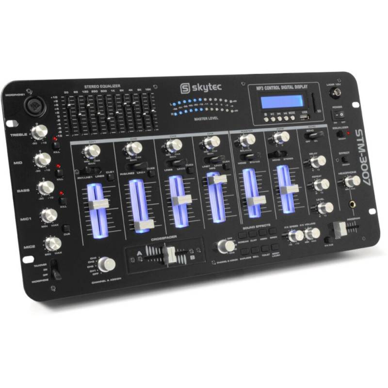 Skytec STM-3007 6-Channel Mixer with Media Player & EQ von Skytec