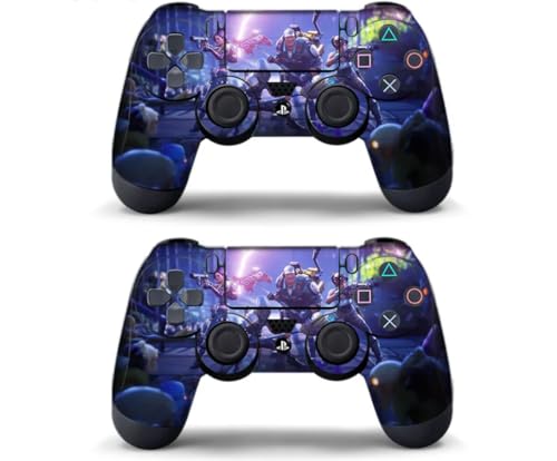 2 Aufkleber Ps4-Controller Inklusive 2er-Set Controller-Aufkleber, Anime-Cartoon-Figuren, Kleber Aufkleber (Skins) (Skin) von Skyvov