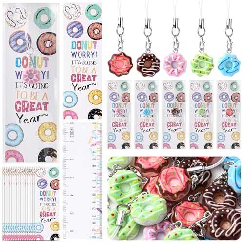 Skyygemm Donut-Lesezeichen, Lineal für Kinder, mit Donut-Schlüsselanhänger, niedliches Dessert-Design, Lesezeichen, Lineale für Lehrer-Preise, Studenten, Klassenzimmer, Belohnungen, Schulleserbedarf Skyygemm Donut-Lesezeichen, Lineal für Kinder, mit Donut-Schlüsselanhänger, niedliches Dessert-Design, Lesezeichen, Lineale für Lehrer-Preise, Studenten, Klassenzimmer, Belohnungen, Schulleserbedarf von Skyygemm