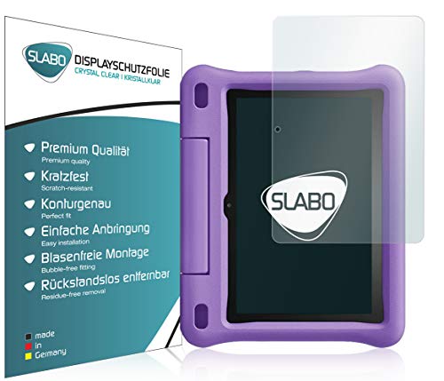 Slabo 2 x Displayschutzfolie für Amazon Fire HD 8 Kids Edition-Tablet (2020) Displayschutz Schutzfolie Folie Crystal Clear KLAR von Slabo