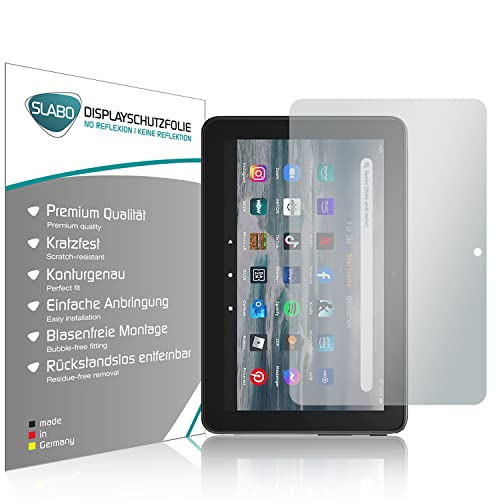 Slabo 2 x Displayschutzfolie kompatibel mit Amazon Fire 7-Tablet (2022, 12. Gen.) Displayschutz Schutzfolie Folie No Reflexion | Keine Reflektion MATT von Slabo