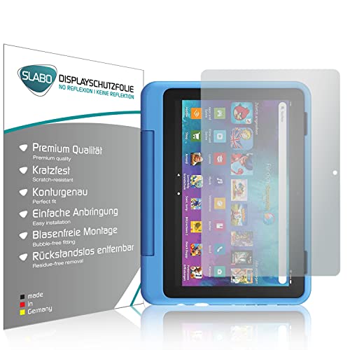 Slabo 2 x Displayschutzfolie kompatibel mit Amazon Fire 8 Kids Pro Tablet (2022-12. Gen.) Displayschutz Schutzfolie Folie No Reflexion | Keine Reflektion MATT von Slabo