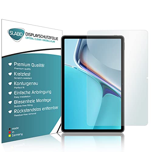 Slabo 2 x Displayschutzfolie kompatibel mit Huawei MatePad 11 (2021) Displayschutz Schutzfolie Folie Crystal Clear KLAR von Slabo