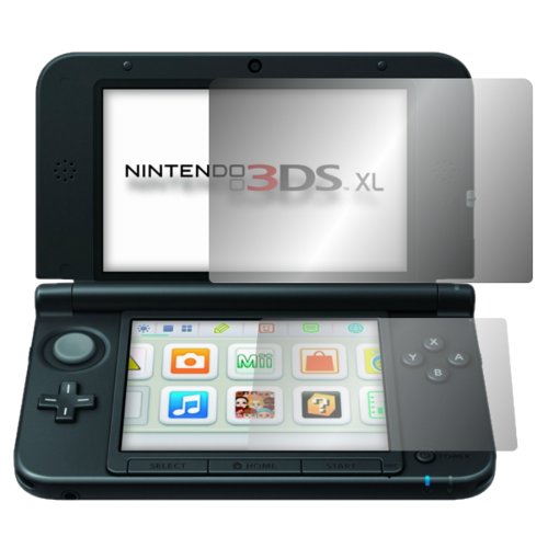 Slabo 2 x Displayschutzfolie kompatibel mit Nintendo 3DS XL Displayschutz Schutzfolie Folie Crystal Clear KLAR von Slabo