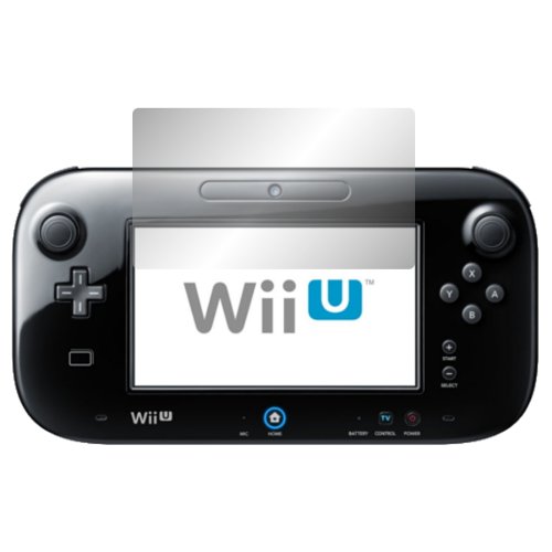 Slabo 2 x Displayschutzfolie kompatibel mit Nintendo Wii U (Controller) Displayschutz Schutzfolie Folie Crystal Clear KLAR von Slabo