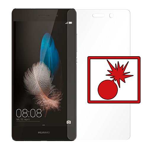 Slabo 2 x Panzerschutzfolie für Huawei P8 lite Panzerfolie Displayschutzfolie Schutzfolie Folie Shockproof KLAR von Slabo