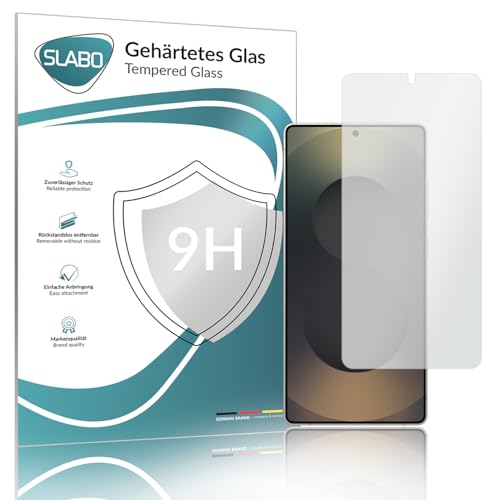Slabo 3 x Full Cover Tempered Glass 9H in Matt für Samsung Galaxy S25 Ultra [Fingerabdruck & FaceID kompatibel] für Panzerglas Panzerglasfolie Panzerschutzfolie Panzerfolie Amored | Gepanzert MATT von Slabo