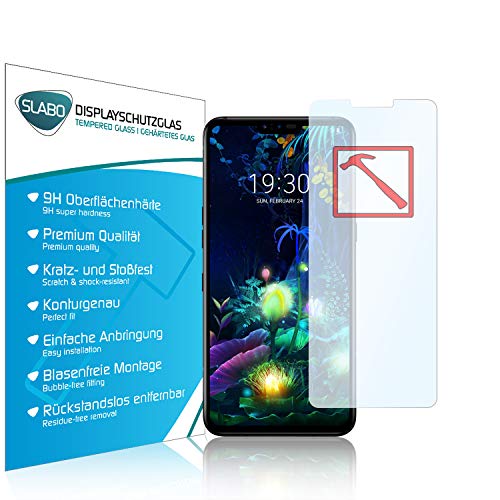 Slabo 3 x Premium Panzerglasfolie für LG V50 ThinQ 5G Panzerfolie Schutzfolie Echtglas Folie Tempered Glass KLAR 9H Hartglas von Slabo