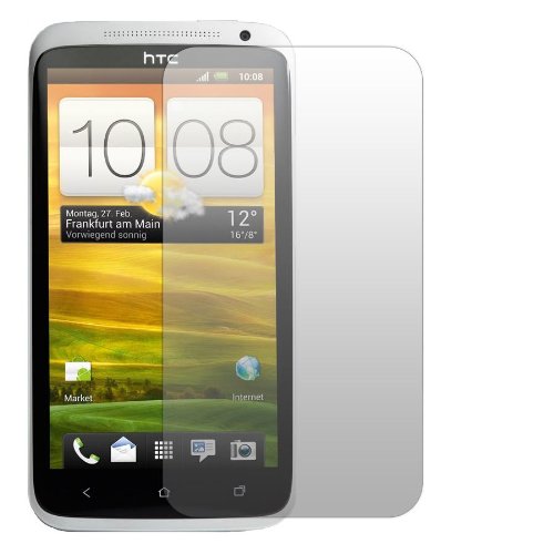 Slabo 4 x Displayschutzfolie HTC One X X+ Schutzfolie Folie No Reflexion|Keine Reflektion MATT - Entspiegelnd Made IN Germany von Slabo