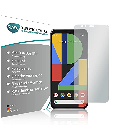 Slabo 4 x Displayschutzfolie für Google Pixel 4 Displayfolie Schutzfolie Folie Zubehör No Reflexion MATT Slabo 4 x Displayschutzfolie für Google Pixel 4 Displayfolie Schutzfolie Folie Zubehör No Reflexion MATT von Slabo