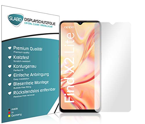 Slabo 4 x Displayschutzfolie für Oppo Find X2 Lite Displayfolie Schutzfolie Folie Zubehör Crystal Clear KLAR Slabo 4 x Displayschutzfolie für Oppo Find X2 Lite Displayfolie Schutzfolie Folie Zubehör Crystal Clear KLAR von Slabo