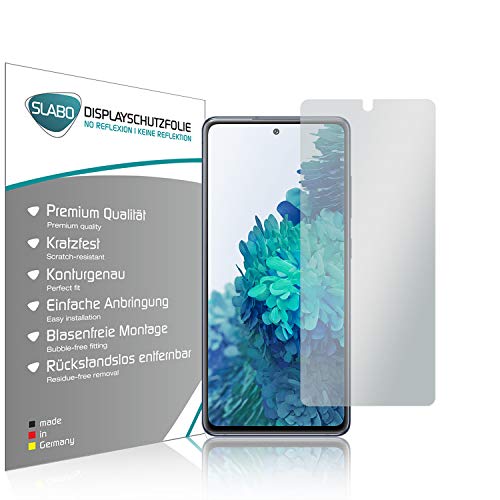 Slabo 4 x Displayschutzfolie für Samsung Galaxy S20 FE (5G | LTE) Displayfolie Schutzfolie Folie Zubehör No Reflexion MATT von Slabo