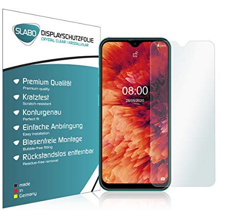 Slabo 4 x Displayschutzfolie für Ulefone Note 8P Displayfolie Schutzfolie Folie Zubehör Crystal Clear KLAR von Slabo