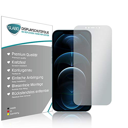 Slabo 4 x Displayschutzfolie für iPhone 12 Pro Max Displayfolie Schutzfolie Folie Zubehör No Reflexion MATT Slabo 4 x Displayschutzfolie für iPhone 12 Pro Max Displayfolie Schutzfolie Folie Zubehör No Reflexion MATT von Slabo