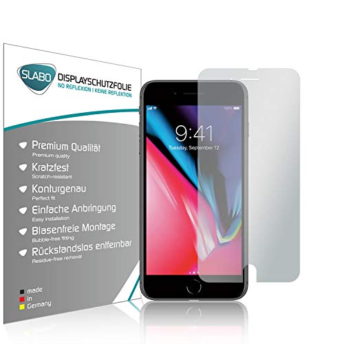 Slabo 4 x Displayschutzfolie für iPhone 7 Plus | iPhone 8 Plus Displayfolie Schutzfolie Folie Zubehör No Reflexion MATT Slabo 4 x Displayschutzfolie für iPhone 7 Plus | iPhone 8 Plus Displayfolie Schutzfolie Folie Zubehör No Reflexion MATT von Slabo