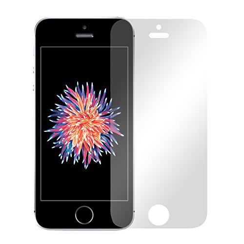 Slabo 4 x Displayschutzfolie für iPhone SE Displayfolie Schutzfolie Folie Zubehör Crystal Clear KLAR von Slabo