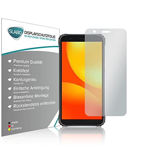 Slabo 4 x Displayschutzfolie kompatibel mit Blackview BV4900 (2021) | Blackview BV4900 Pro (2022) Displayfolie Schutzfolie Folie Zubehör No Reflexion MATT von Slabo