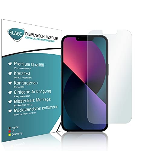Slabo 4 x Displayschutzfolie kompatibel mit iPhone 13 Mini Displayfolie Schutzfolie Folie Zubehör Crystal Clear KLAR Slabo 4 x Displayschutzfolie kompatibel mit iPhone 13 Mini Displayfolie Schutzfolie Folie Zubehör Crystal Clear KLAR von Slabo