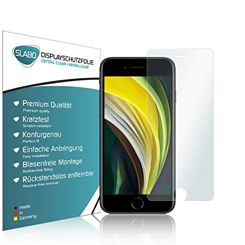 Slabo 4 x Displayschutzfolie kompatibel mit iPhone 6 | 6S | 7 | 8 | SE 2020 | SE 2022 Displayfolie Schutzfolie Folie Zubehör Crystal Clear KLAR Slabo 4 x Displayschutzfolie kompatibel mit iPhone 6 | 6S | 7 | 8 | SE 2020 | SE 2022 Displayfolie Schutzfolie Folie Zubehör Crystal Clear KLAR von Slabo