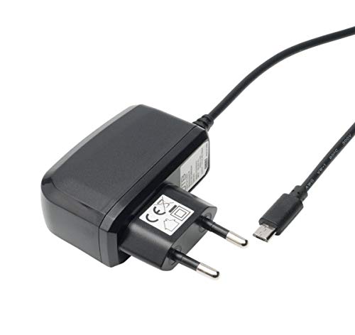 Slabo Ladegerät Micro USB Handy Netzteil - 1000mAh - für Swisstone BBM 320c - SCHWARZ von Slabo