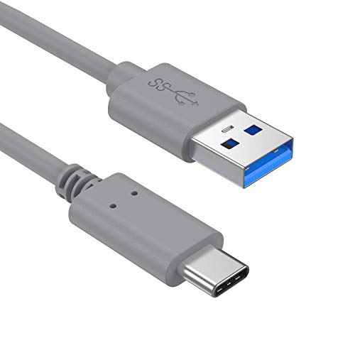 Slabo Ladekabel USB Typ C für Nokia C22 | C32 | G11 | G11 Plus | G21 | G22 | G50 | G60 5G | X30 5G Datenkabel Verbindungskabel Sync-Kabel - GRAU von Slabo