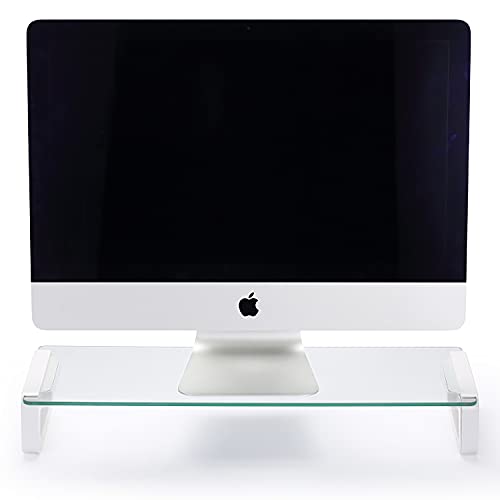 Slabo Monitorständer Notebookhalterung für Monitor | Bildschirme | iMac | MacBook | TV | Notebook | Laptop Aluminium - Plexiglas - Weiß Slabo Monitorständer Notebookhalterung für Monitor | Bildschirme | iMac | MacBook | TV | Notebook | Laptop Aluminium - Plexiglas - Weiß von Slabo