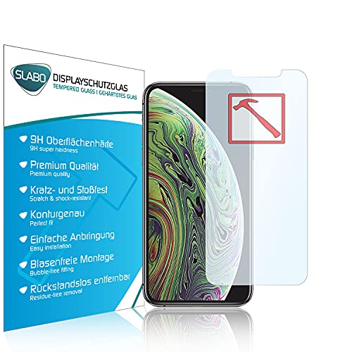 Slabo Premium Panzerglasfolie für iPhone XS Max | iPhone 11 Pro Max Panzerfolie Schutzfolie Echtglas Folie Tempered Glass KLAR 9H Hartglas Slabo Premium Panzerglasfolie für iPhone XS Max | iPhone 11 Pro Max Panzerfolie Schutzfolie Echtglas Folie Tempered Glass KLAR 9H Hartglas von Slabo