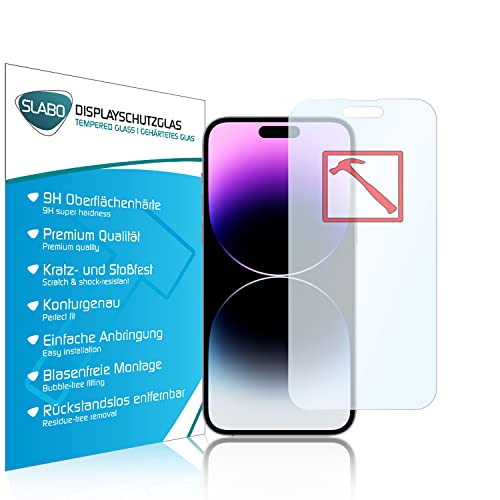 Slabo Premium Panzerglasfolie kompatibel mit iPhone 14 Pro Max Panzerfolie Schutzfolie Echtglas Folie Tempered Glass KLAR 9H Hartglas Slabo Premium Panzerglasfolie kompatibel mit iPhone 14 Pro Max Panzerfolie Schutzfolie Echtglas Folie Tempered Glass KLAR 9H Hartglas von Slabo