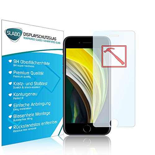 Slabo Premium Panzerglasfolie kompatibel mit iPhone SE 2022 | iPhone SE 2020 | iPhone 8 | iPhone 7 | iPhone 6S | iPhone 6 Panzerfolie Schutzfolie Echtglas Folie Tempered Glass KLAR 9H Hartglas Slabo Premium Panzerglasfolie kompatibel mit iPhone SE 2022 | iPhone SE 2020 | iPhone 8 | iPhone 7 | iPhone 6S | iPhone 6 Panzerfolie Schutzfolie Echtglas Folie Tempered Glass KLAR 9H Hartglas von Slabo