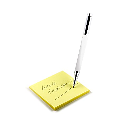 Slabo Stylus Pen für Smartphone | Phablet | Tablet Eingabestift und Kugelschreiber Touch Stift | Touchscreen Stift – WEIß | Silber Slabo Stylus Pen für Smartphone | Phablet | Tablet Eingabestift und Kugelschreiber Touch Stift | Touchscreen Stift – WEIß | Silber von Slabo