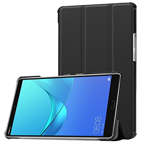 Slabo Tablet Hülle Case für Huawei MediaPad M5 8,4 Zoll (2018) Schutzhülle mit Auto Sleep Wake Funktion und Magnetverschluss - SCHWARZ von Slabo