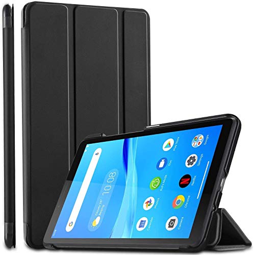 Slabo Tablet Hülle Case für Lenovo Tab M7 TB-7305X | TB-7305I | TB-7305F (7.0 ") - Schutzhülle mit Magnetverschluss TOP QUALITÄT - SCHWARZ | Black von Slabo