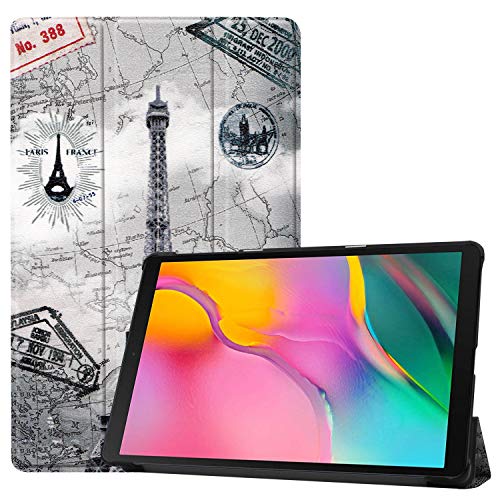 Slabo Tablet Hülle Case für Samsung Galaxy Tab A 10.1 Zoll T510 | T515 (2019) Schutzhülle Magnetverschluss - Paris von Slabo