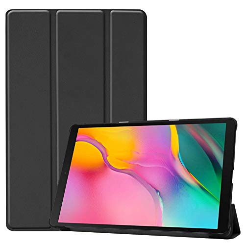 Slabo Tablet Hülle Case für Samsung Galaxy Tab A 10.1 Zoll T510 | T515 (2019) Schutzhülle Magnetverschluss - SCHWARZ von Slabo