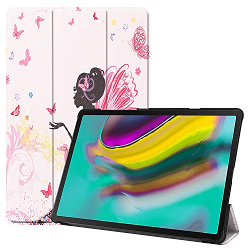 Slabo Tablet Hülle Case für Samsung Galaxy Tab S5e 10.5 Zoll T720 | T725 (2019) Schutzhülle Auto Sleep Wake und Magnetverschluss - Schmetterling von Slabo