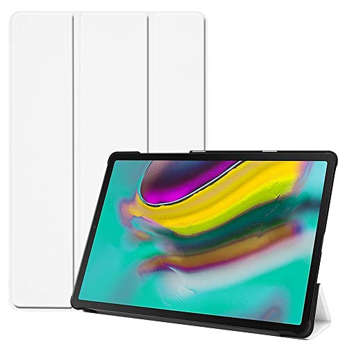 Slabo Tablet Hülle Case für Samsung Galaxy Tab S5e 10.5 Zoll T720 | T725 (2019) Schutzhülle mit Auto Sleep Wake und Magnetverschluss - WEIẞ von Slabo