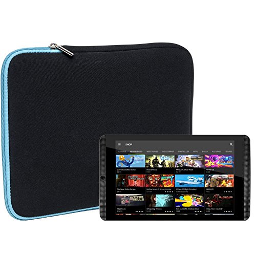 Slabo Tablet Tasche Schutzhülle für Nvidia Shield K1 Hülle Etui Case Phablet aus Neopren – TÜRKIS/SCHWARZ von Slabo